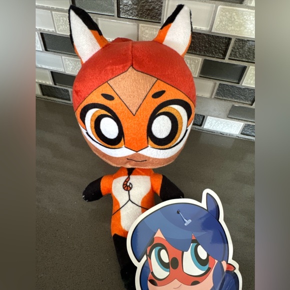 Miraculous Chibi (Zag Chibi) RENA ROUGE Plush / 9” / Limited Edition / NEW - Picture 2 of 14